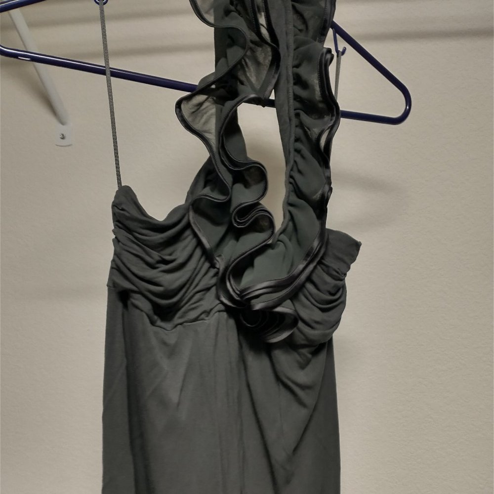 Express ruffle halter